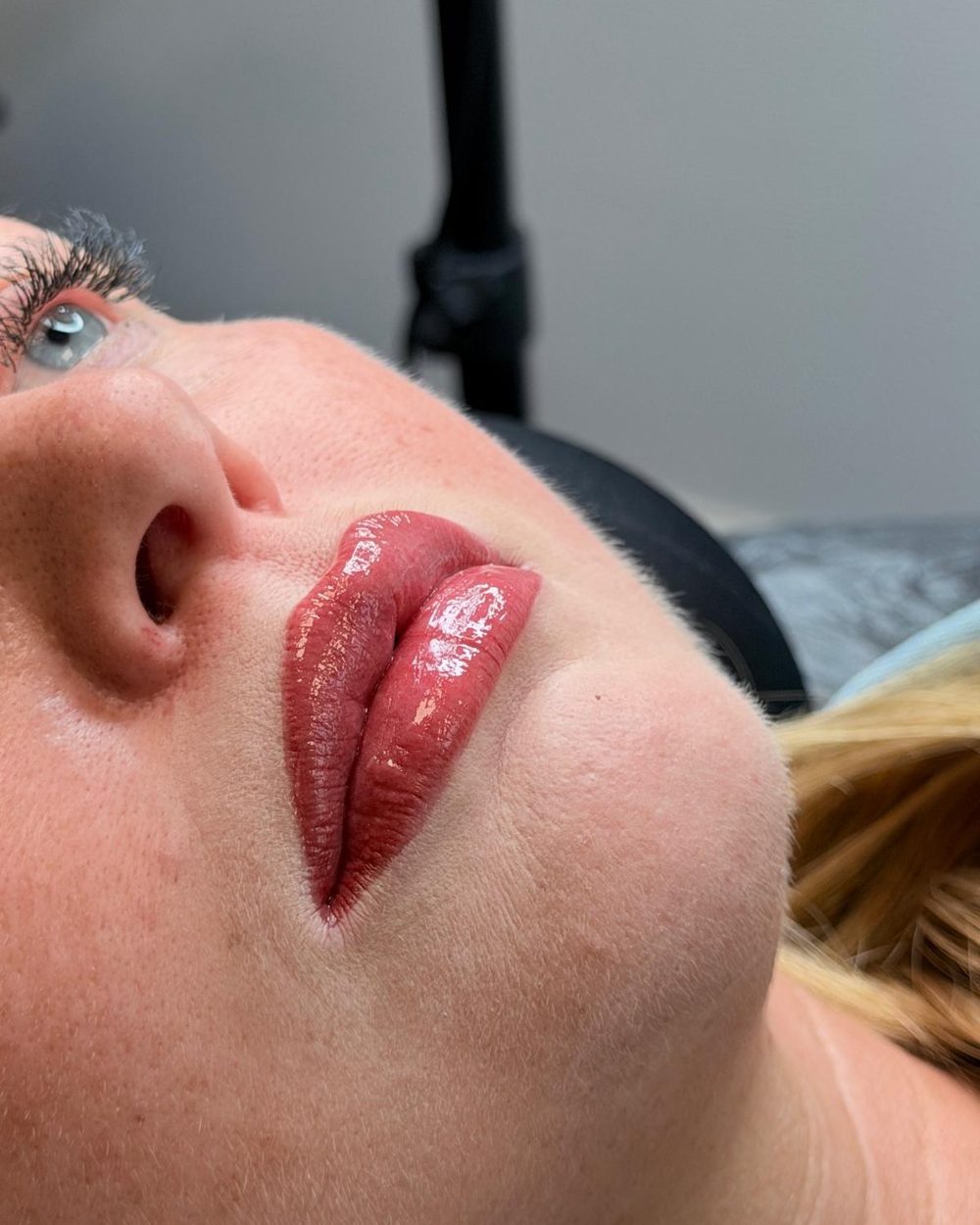 Nylagt permanent makeup på læber hos Fairbeauty i Silkeborg
